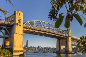 Canada, Burrard street bridge Vancouver 2