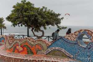 Parque de Amor north of Larcomar Lima Peru