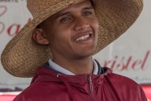 Representative of a Pisco wineyard at ICA Peru